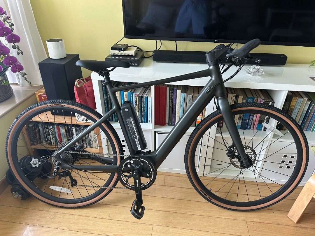 Fiido gravel bike with additional battery extender, 運動產品, 單車及配件, 單車 ...