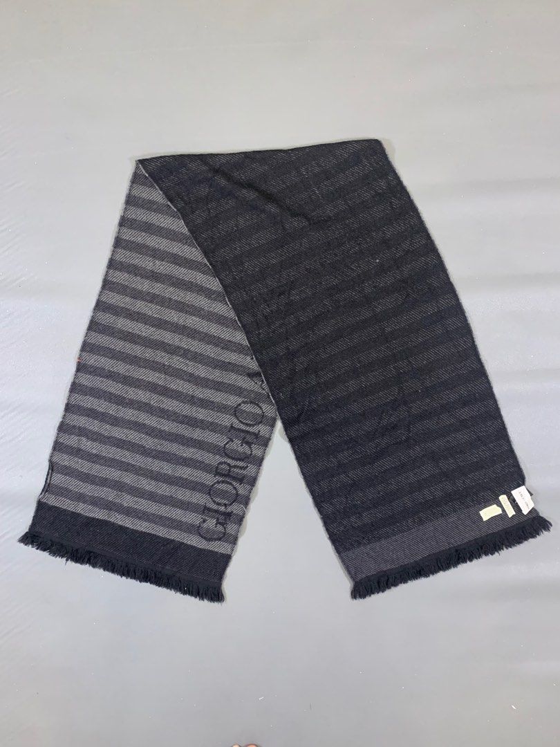 Giorgio Armani Scarves #10 (Category: Scarves) located in Mabalacat. Submitted by leascollection (Listing ID 1353943752, Image 2). Description: Giorgio Armani #10 Dimension( Medida / Tape Measure ) Size : 152 cm x32 cm Price: 550 + Shipping Fee.