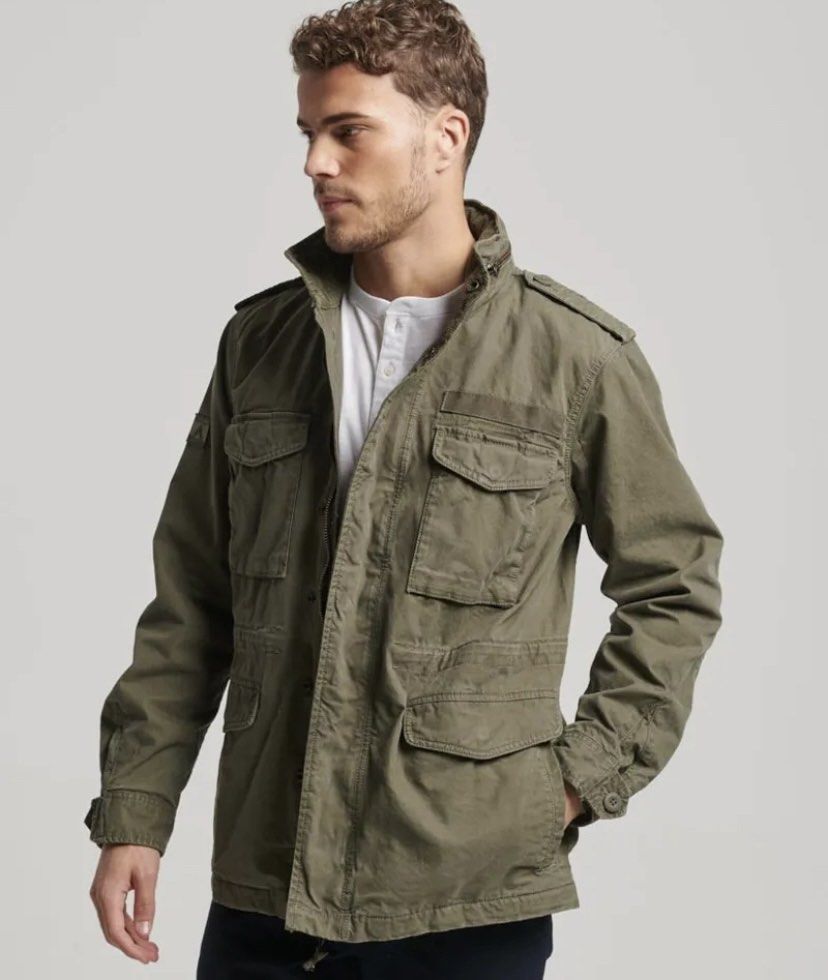 Journal Standard Military Field Jacket 5 Pocket Double Zip (Authentic) (Category: Coats, Jackets and Outerwear) located in Cavite. Submitted by newclassicwear (Listing ID 1353818397, Image 1). Description: Journal Standard Military Field Jacket (5 Pocket Double Zip) Authentic Size Medium On Tag (19width 27length) Excellent Condition. None Any Issues. Can Do Vc Or Meet Up Para Iwas Pangamba.📌 Unli Vouch If Shipping.📌 Cavite📍 Lalamove J&T Meet U