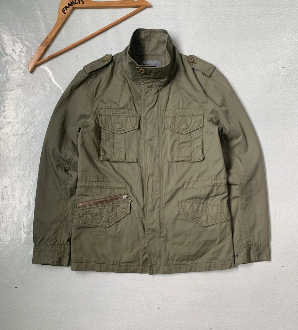 Journal Standard Military Field Jacket 5 Pocket Double Zip (Authentic) (Category: Coats, Jackets and Outerwear) located in Cavite. Submitted by newclassicwear (Listing ID 1353818397, Image 2). Description: Journal Standard Military Field Jacket (5 Pocket Double Zip) Authentic Size Medium On Tag (19width 27length) Excellent Condition. None Any Issues. Can Do Vc Or Meet Up Para Iwas Pangamba.📌 Unli Vouch If Shipping.📌 Cavite📍 Lalamove J&T Meet U