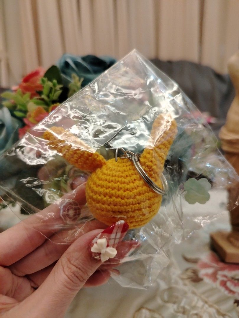 Knitted Bunny Keychain Charm (Category: Handmade Craft) located in San Fernando. Submitted by jpmarketplace2023 (Listing ID 1353902907, Image 3). Description: 💚 All items are authentic from Japan. 💛 MOP: GCash (❌️ GCash Protect) 🩵 MOD: LBC only (❌️ S. Checkout, COD, COP) 💙 Meet-up: Vista Mall, San Fernando, Pampanga 💜 All items are on-hand. 🧡 First to pay gets the item first. ❤️ Breakable items are packed with care and caution. Seller will 