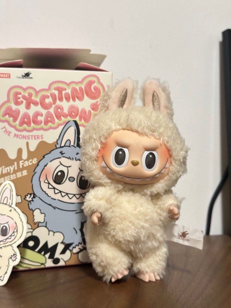 Labubu Exciting Macaron V1 - Soymilk (Category: Designer & Blind Box Toys) located in Quezon City. Submitted by cstuff_forsale (Listing ID 1353924714, Image 2). Description: 💌 Selling for SRP‼️ 💌USED TWICE 💌 authentic, with complete inclusions! (Can send proof of purchase!) 💌 pls check all photos before chatting! Check photos for condition of item!💗 💌 Unsealed foil 💝, opened at the top 💌 location: quezon city 💌 open for meet-ups, same da