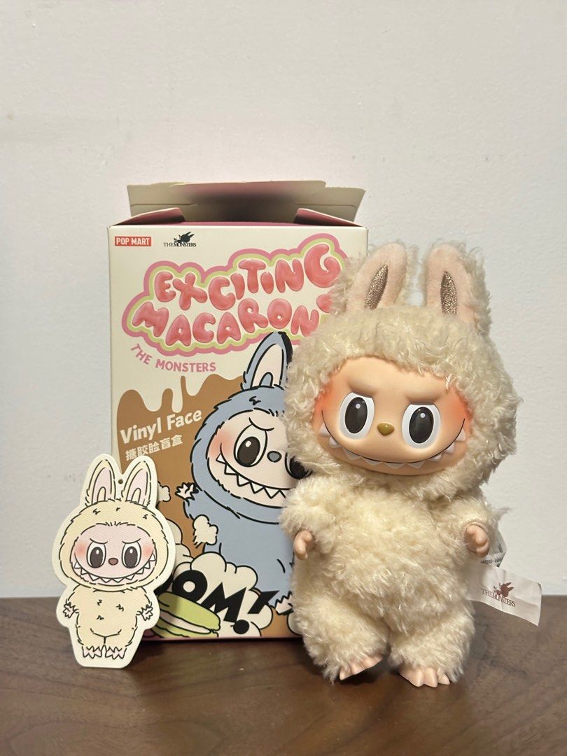 Labubu Exciting Macaron V1 - Soymilk (Category: Designer & Blind Box Toys) located in Quezon City. Submitted by cstuff_forsale (Listing ID 1353924714, Image 1). Description: 💌 Selling for SRP‼️ 💌USED TWICE 💌 authentic, with complete inclusions! (Can send proof of purchase!) 💌 pls check all photos before chatting! Check photos for condition of item!💗 💌 Unsealed foil 💝, opened at the top 💌 location: quezon city 💌 open for meet-ups, same da