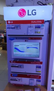 LG DUAL INVERTER SPLIT TYPE AIRCON BRAND NEW AND SEALED