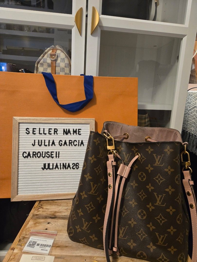 Louis Vuitton Neonoe (Category: Luxury Bags & Wallets) located in Las Pinas. Submitted by juliagarcia95 (Listing ID 1353862945, Image 3). Description: Rfs: not using anymore/ Decluttering For sale: Original LV neonoe bag P70 ok only Issues: minimal corner rubs ( see picture) other than that bag is in excellent condition Inclusions: original paper bag Cash/ Bank transfer Pick up at: Laspiñas City.
