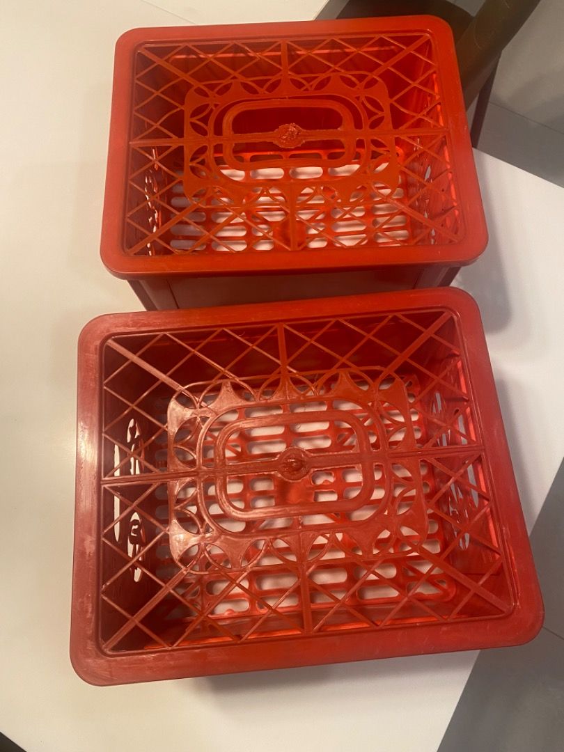 Lucky Crates Stackable (Category: Storage Boxes & Baskets) located in Singapore. Submitted by dinomino (Listing ID 1353787646, Image 2). Description: - Lucky Crates - Stackable - 2 available - Selling one for $6 and two for $10.