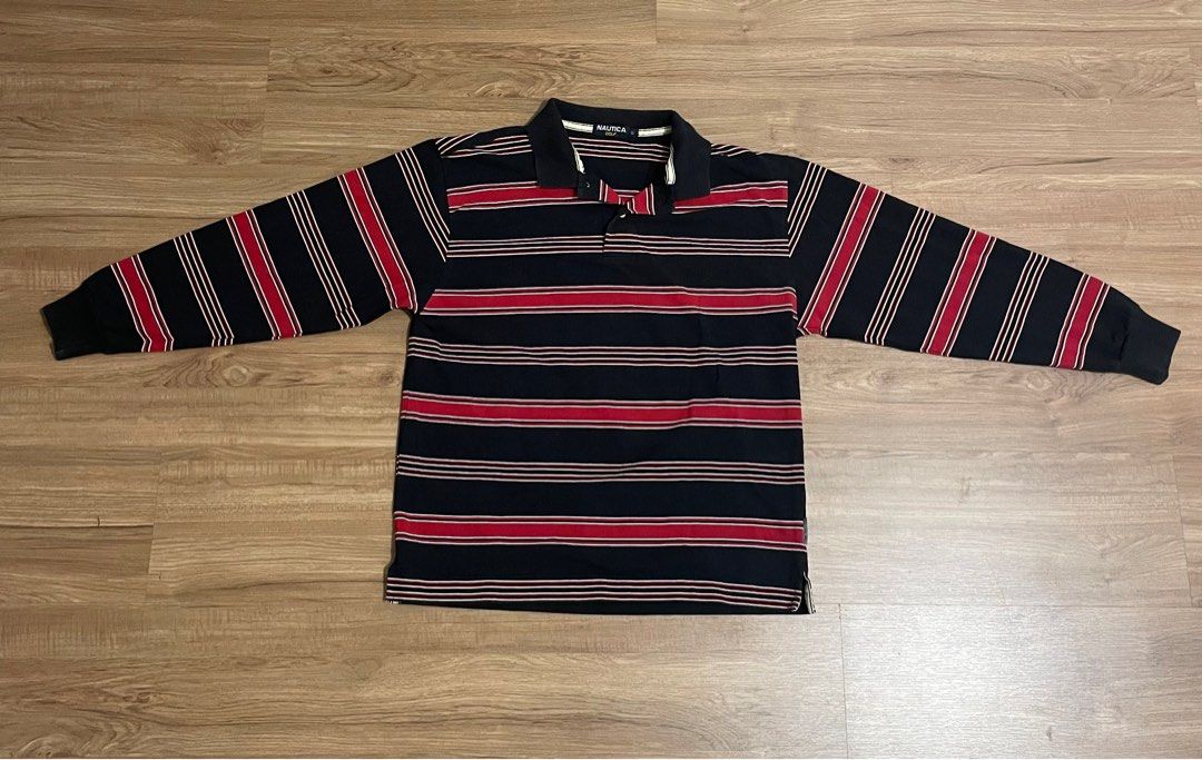 Nautica Golf Rugby Polo (Category: Tshirts & Polo Shirts ) located in Quezon City. Submitted by yrcomplex (Listing ID 1353943773, Image 1). Description: Bought from ukay Tagged Small but fits Medium.