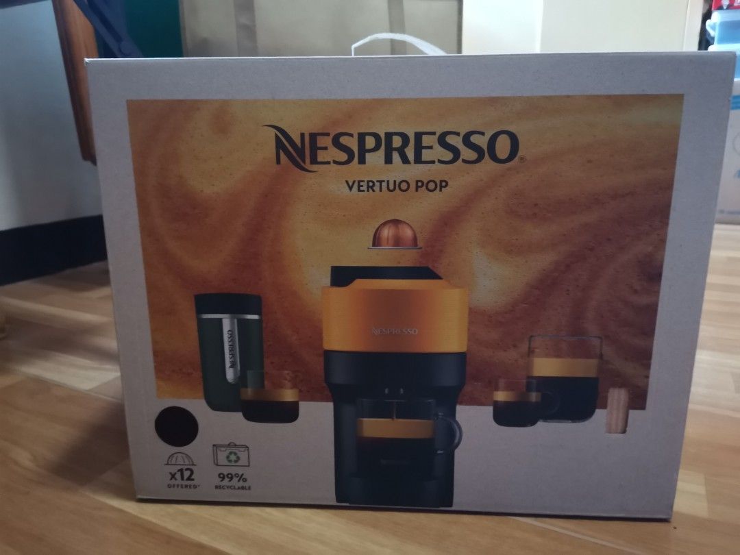 Nespresso Vertuo Pop Brand new (Category: Coffee Machines & Makers) located in Manila. Submitted by meilani1214 (Listing ID 1353970385, Image 1). Description: Nespresso Vertuo Pop Brandnew RFS: Given as gift Color: Black.