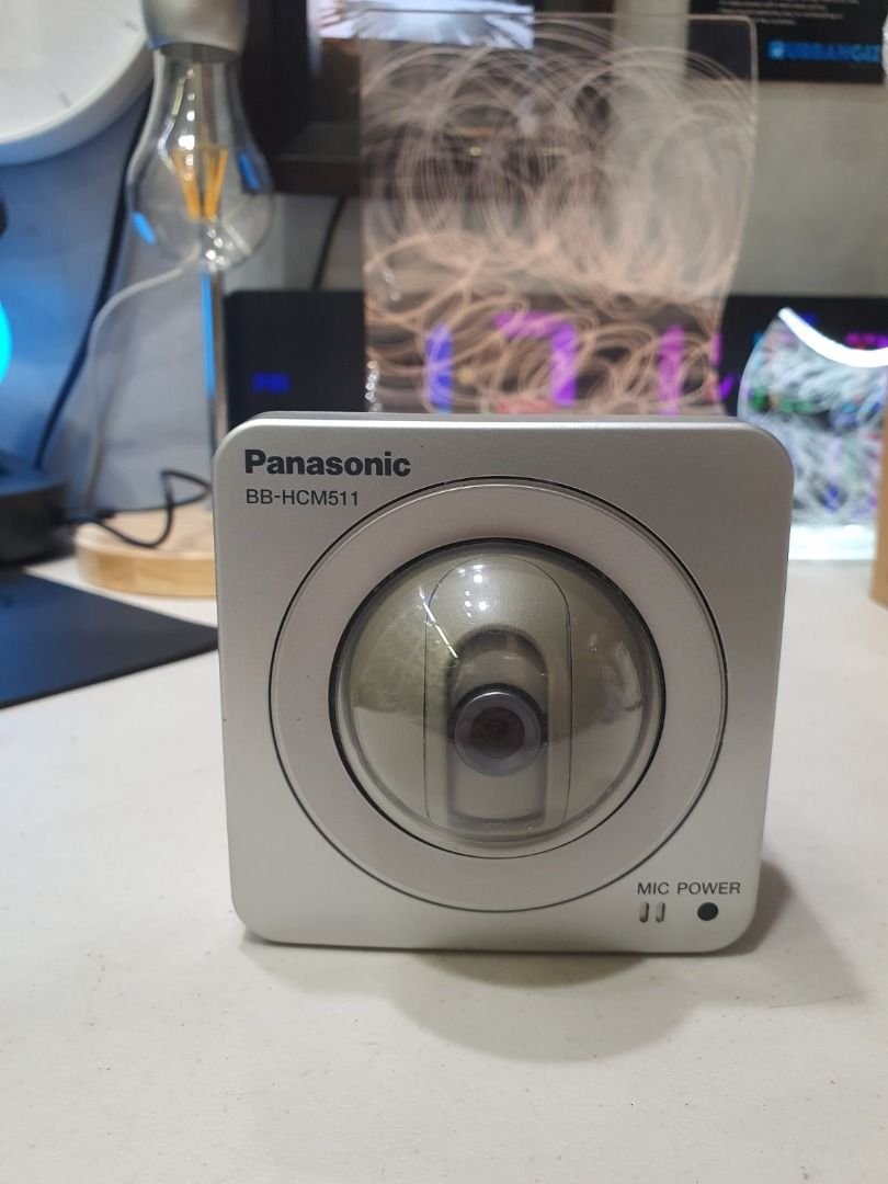 Panasonic BB-HCM511 IP Camera (Category: Security Systems & CCTV Cameras) located in Paranaque City. Submitted by urbangiz_amb (Listing ID 1352968718, Image 2). Description: Network Camera ・Simultaneous MPEG-4 and JPEG ・Pan/Tilt 10x Digital Zoom ・Audio 2-Way Communication ・SD Memory Card Recording ・Analog Video Output (NTSC/PAL) ・AC Adaptor/PoE.