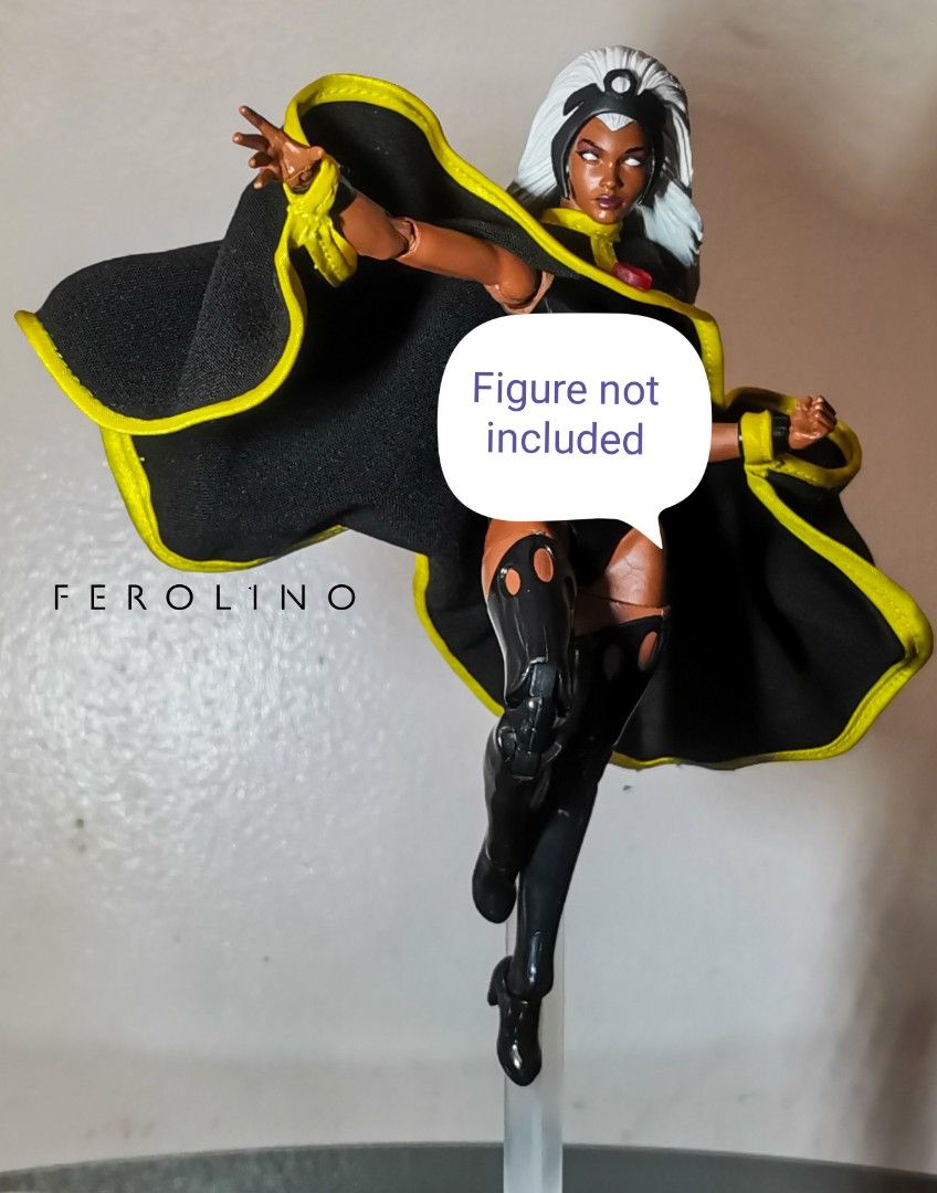 POSEABLE WIRED CAPE FOR STORM (Category: Figurines & Statues) located in Cebu City. Submitted by steffiewonder13 (Listing ID 1353800826, Image 1). Description: Update your Marvel Legends Storm figure with this poseable fabric cape. Available in VERY LIMITED QUANTITIES for only Php 999 (FREE SHIPPING via J&T Only) Payment via Gcash or BDO/BPI fund transfer only. Kindly comment to avail. Will send you payment details and ask for your shipping info 