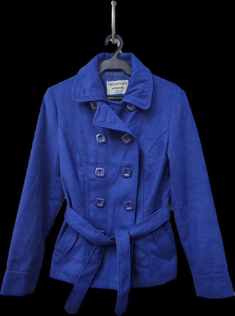 Royal Blue Terranova Outwear (Category: Coats, Jackets and Outerwear) located in Paranaque City. Submitted by jaymiedg (Listing ID 1353933730, Image 1). Description: Royal Blue Terranova Outwear For cold weather outerwear Size: Medium Dimensions: Shoulder width: 17" Shoulder to end of arm: 25" Shoulder to bottom of coat: 24 ½" Pick up on weekday only from Makati; Shipping by Buyer Payment method: GCash or Seabank or Maya.