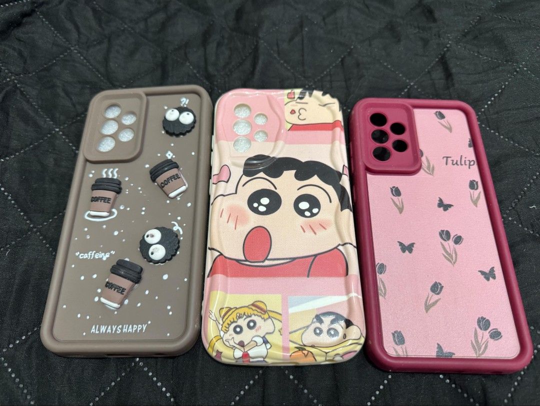 Samsung A52 case - Bundle (Category: Cases & Sleeves) located in Quezon City. Submitted by fourtiiin (Listing ID 1353809475, Image 1). Description: take all for 200.