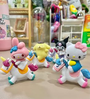 Sanrio carousel display figures
