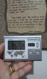 Seiko Radio Wave Control World Clock