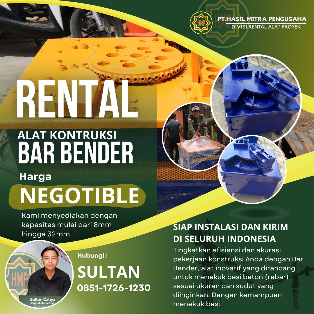 Sewa Bar Bender Supiori Dan Sewa Bar Cutting Supiori Provinsi Papua ...