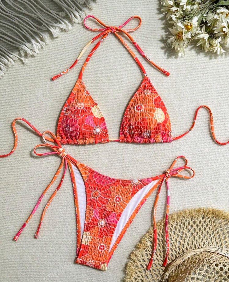 SHEIN Bikinis (Category: Bikinis & Swimsuits) located in Cebu City. Submitted by hell0bangsie (Listing ID 1353810442, Image 3). Description: XS-S sizes 350/pair of bikini 500 for the skirt set.