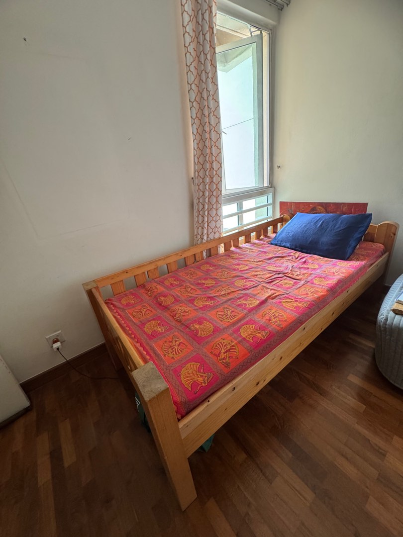 Super single bed frame and mattress - both from ibenma, Furniture ...