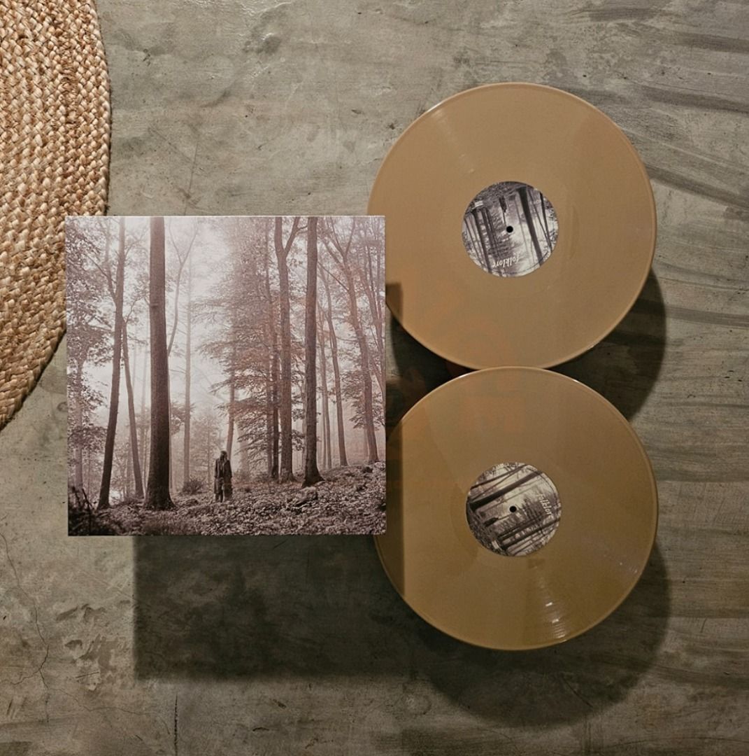 Taylor Swift – Folklore (Category: Vinyls) located in Manila. Submitted by jarodaily (Listing ID 1353916319, Image 1). Description: 2 x Vinyl, LP, Album, Deluxe Edition, Brown "In The Trees".