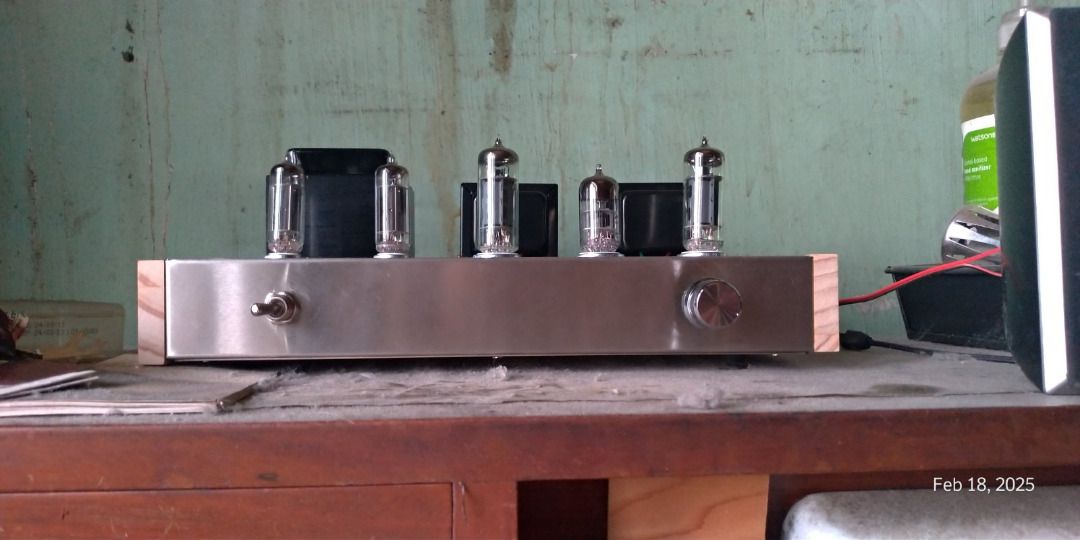 TUBE AMPLIFIER (Category: Soundbars, Speakers & Amplifiers) located in Mandaluyong City. Submitted by littlerichiesventure. (Listing ID 1313574308, Image 2). Description: NEW TUBE AMP 10W PER CHANNEL 6Z4 electron tube x 2 for power rectifier tubes 6N2 tube pre amp tube 6P1 tube x 2 amplifier output tube One signal in left right output 4ohm left right / 8ohm left right may not be online all time leave message here or 0917 898 1686 .