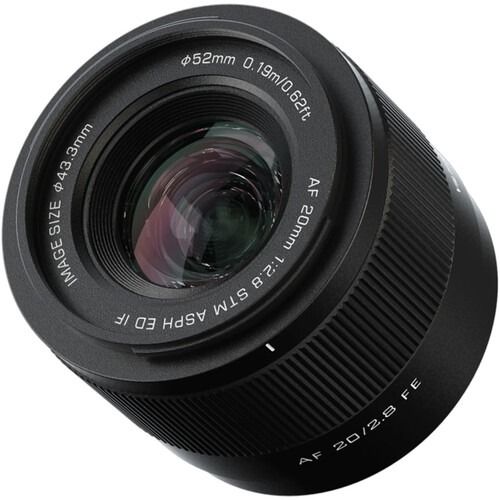 Viltrox AF 20mm f/2.8 Lens (Sony E) (Category: Lens & Kits) located in Quezon City. Submitted by imax12345 (Listing ID 1353861814, Image 3). Description: 🔥Viltrox AF 20mm f/2.8 Lens (Sony E) ✅Ultra-wide prime designed for full-frame Sony E-mount mirrorless cameras ✅Modestly bright f/2.8 maximum aperture for working in low-light conditions ✅HD Nano multilayer coating to reduce flare and ghosting for improved contrast ✅Fast and nearly silent STM a