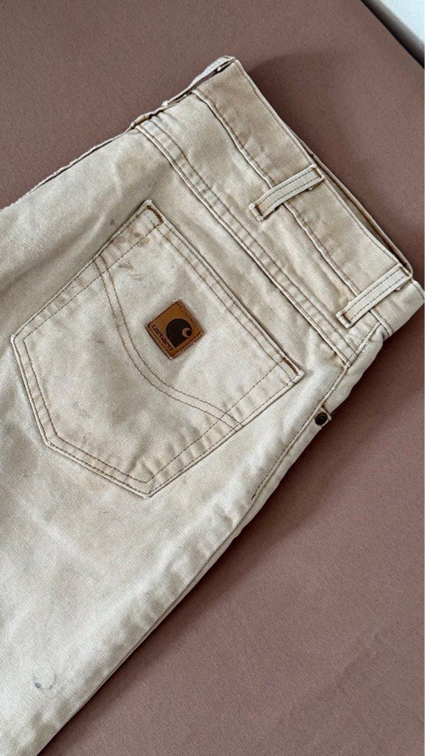 Vintage Carhartt Pants (Category: Jeans) located in Quezon City. Submitted by mrclg (Listing ID 1353828148, Image 2). Description: Heavy sign of usage 36x28 PM me for detailed photos and infos Location: Quezon City Delivery via Lalamove, Grab or Pick up at my location Payment: GCash, BPI, Maya or GoTyme.