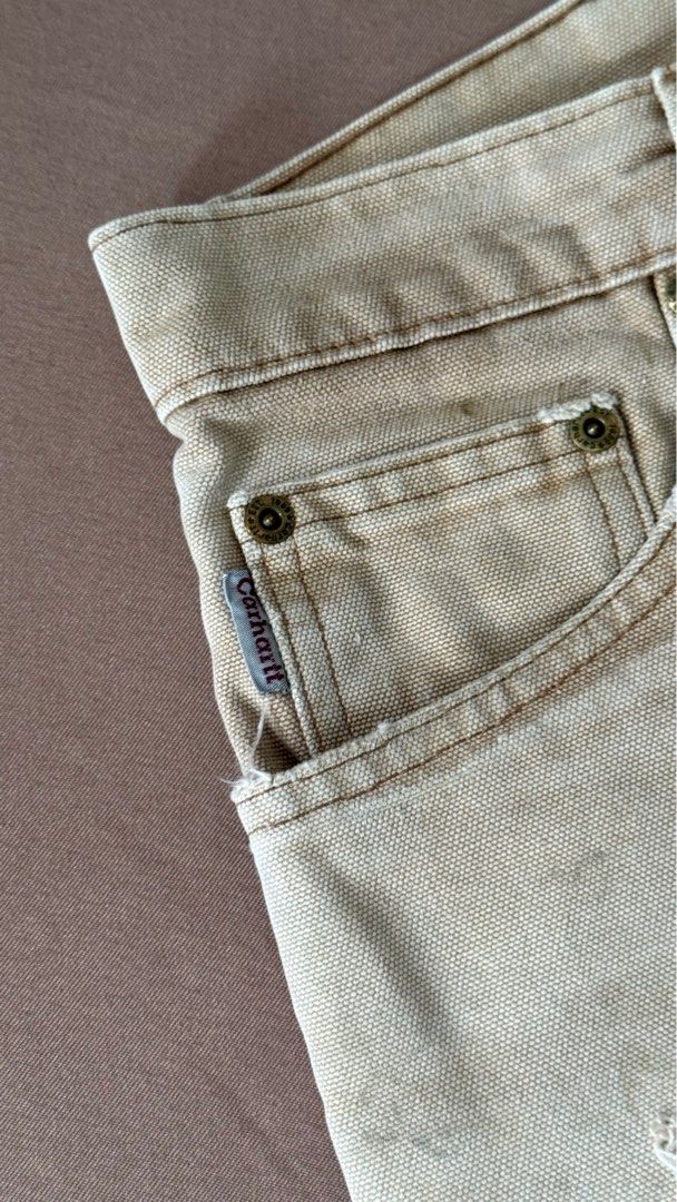 Vintage Carhartt Pants (Category: Jeans) located in Quezon City. Submitted by mrclg (Listing ID 1353828148, Image 3). Description: Heavy sign of usage 36x28 PM me for detailed photos and infos Location: Quezon City Delivery via Lalamove, Grab or Pick up at my location Payment: GCash, BPI, Maya or GoTyme.