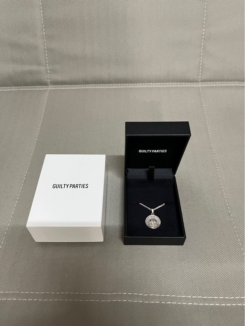 Wacko Maria Coin Necklace ( TYPE-2 ) silver 聖母項鍊925純銀 Wacko Maria Coin Necklace ( TYPE-2 ) silver 聖母項鍊925純銀