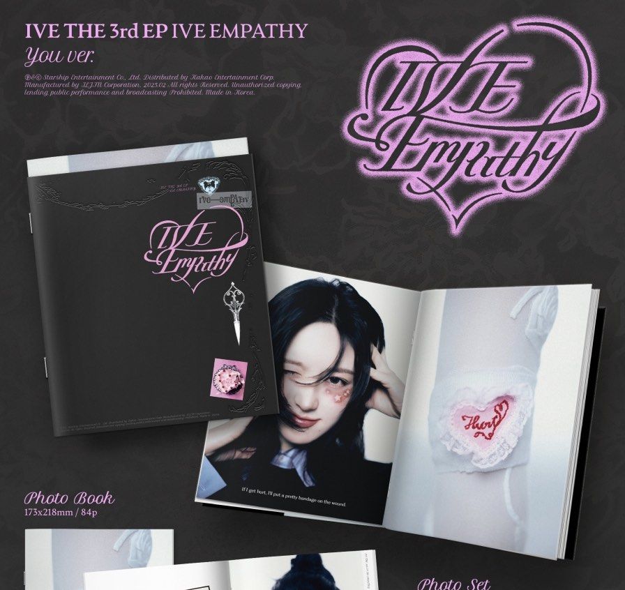 包郵+特典(VER SET / LOVED IVE ver.) IVE THE 3rd EP IVE