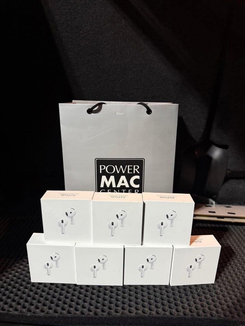 AIRPODS PRO 4 BRAND NEW (Category: Earphones) located in Mandaluyong City. Submitted by adapparelandtech (Listing ID 1350809803, Image 1). Description: Brand new 1 year warranty in macstore 12,000.