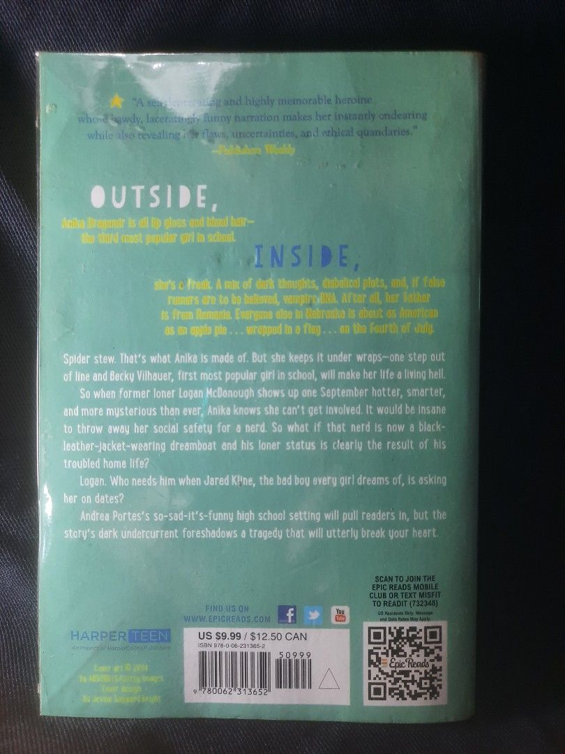 Anatomy of a Misfit (Category: Storybooks) located in Quezon City. Submitted by favbessentiales (Listing ID 1350792877, Image 2). Description: kindly refer to the photos for the condition. thank you..