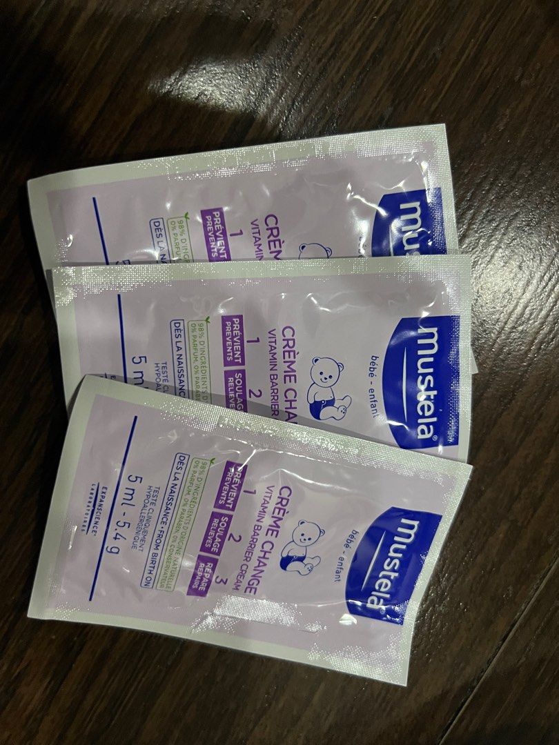 Authentic Mustela Vitamin Cream (Category: Baby Toiletries & Grooming) located in Cebu City. Submitted by lunapickles0830 (Listing ID 1350832910, Image 2). Description: Sellibg this because ny baby is ok with the current brand im using. With 3 sample size sachet. Originally bought for 840. .