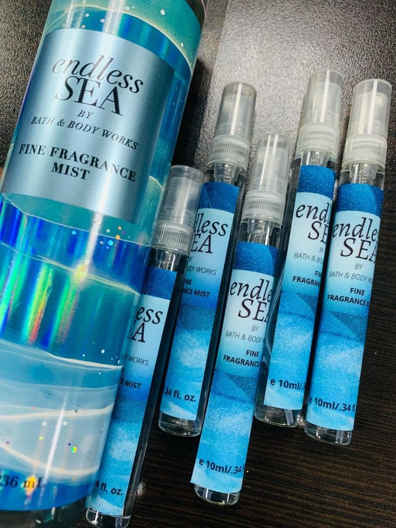 BBW 10ml decant (Category: Fragrance & Deodorants) located in Pasig City. Submitted by stuffsnme (Listing ID 1350739013, Image 3). Description: Bath & Body Works in 10ml decant Extracted from Original bottle of BBW RETAIL : P65 RESELLER : 55 (min of 6) 50 (10 bottles up).