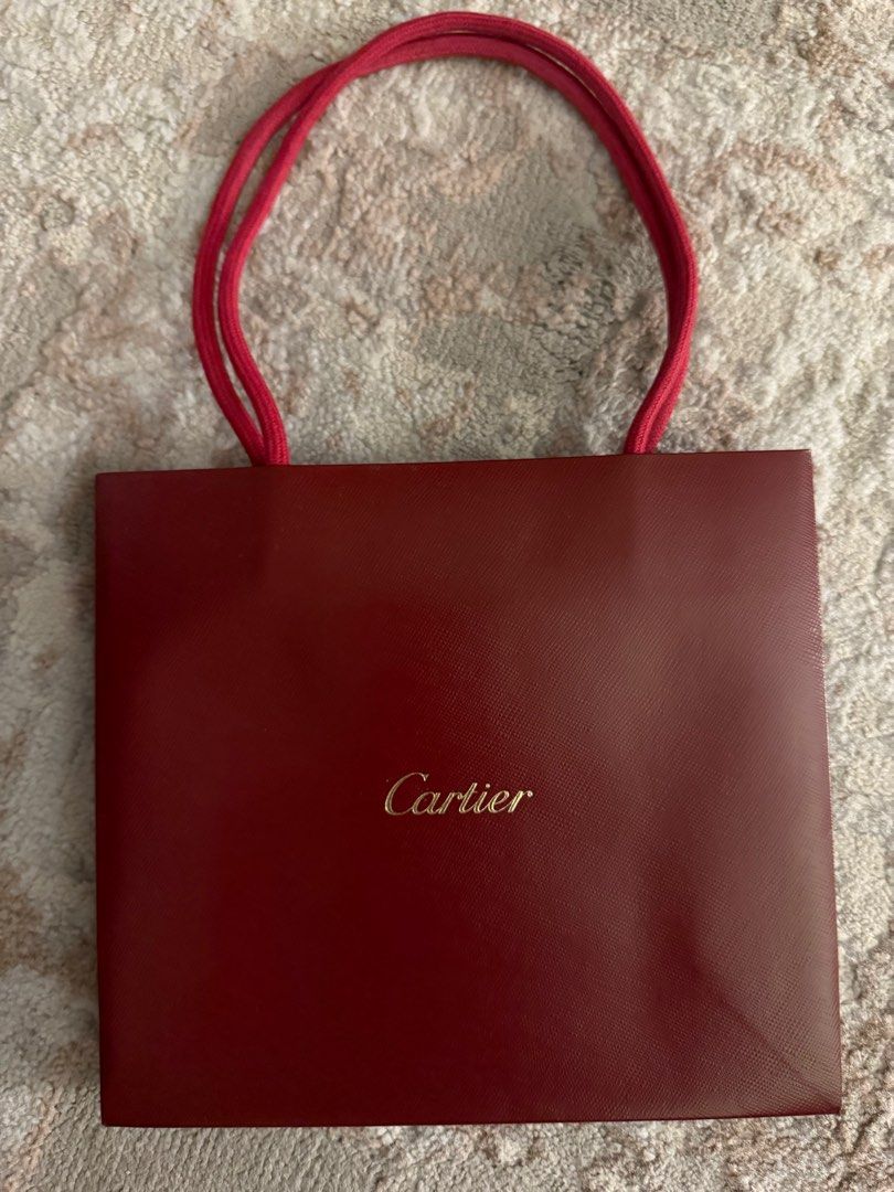 CARTIER paper Bag (Category: Luxury Bags & Wallets) located in Manila. Submitted by hotdealsph (Listing ID 1350873616, Image 1). Description: .