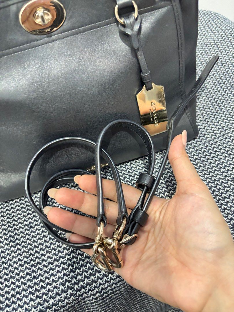 Coach Gramercy Satchel (Category: Shoulder Bags) located in Rizal. Submitted by declutter_q2222 (Listing ID 1350802714, Image 2). Description: Personal used Brand: Coach Condition: well used, this has only minor scratches on hardwares but the flaw is the lock on the side and the lock on the back side of the bag (lock is turnable and the screw to lock it is missing already, see last 2 photos) can still be used without locking it though Authenticit