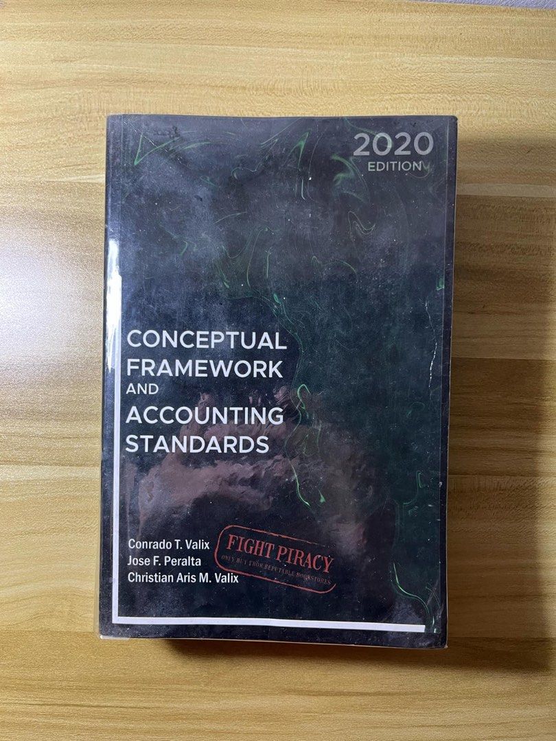 Conceptual Framework and Accounting Standards (Category: Textbooks) located in Manila. Submitted by etcetero (Listing ID 1350873954, Image 1). Description: PAYMENT OPTIONS 💵 Cash 🤳 BPI, BDO, UB, GCash and Maya online bank transfer.