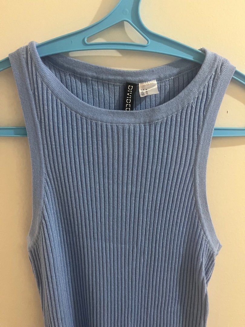 Divided Blue Midi Dress (Category: Dresses) located in Makati City. Submitted by everything_below300 (Listing ID 1350810268, Image 2). Description: Used only once. Fits Medium. .