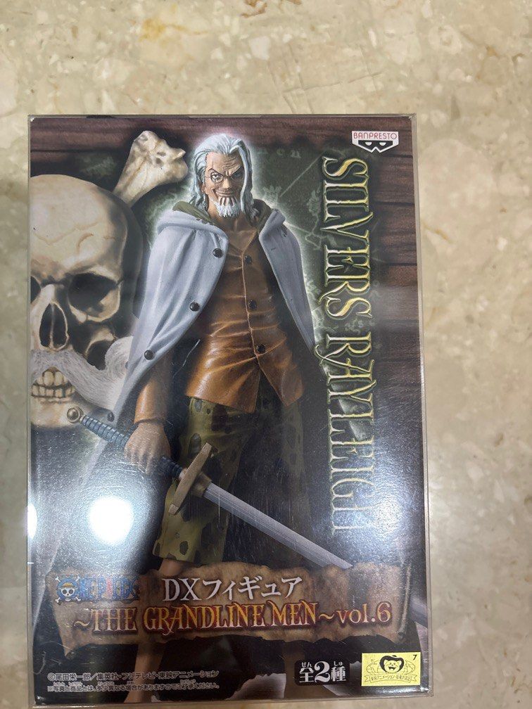 Dxf one piece the grandline men silver rayleigh (Category: Toys & Games) located in Singapore. Submitted by jbcpa (Listing ID 1350831162, Image 1). Description: Brand new with box protector. Rare piece and Japan gold toei. Deal at Jurong West .