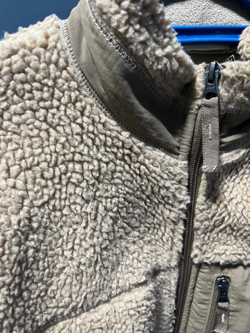 GU Fleece Jacket (Category: Coats, Jackets and Outerwear) located in Malabon City. Submitted by manymoon (Listing ID 1350858118, Image 3). Description: - Large on tag - Size XL on women, Large on men - 24Wx26L - Thick fleece - Has pockets inside - Working zippers - Just needs wash.