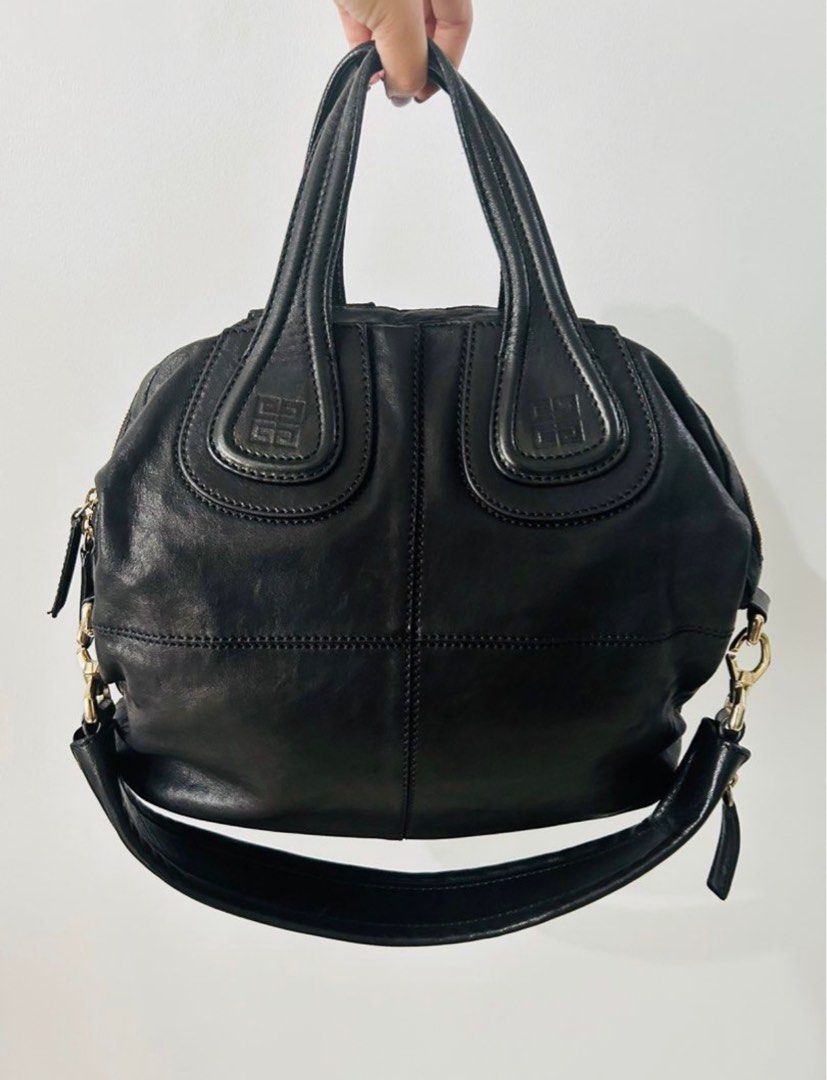 Givenchy Nightingale Medium Black (Category: Luxury Bags & Wallets) located in Manila. Submitted by pepperpotts22 (Listing ID 1350809045, Image 1). Description: Preloved authentic Givenchy Nightingale Medium Black Includes generic dust bag Bought from reputable online seller Slightly negotiable SF c/o buyer Location: Taguig.
