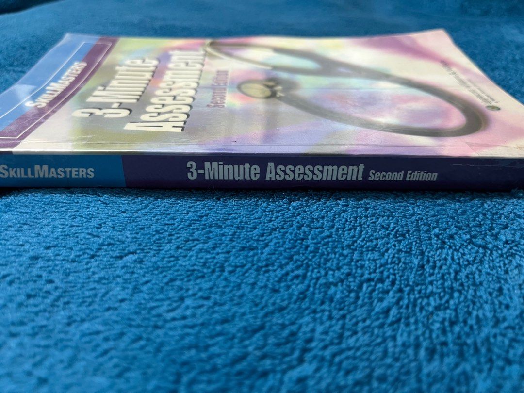 Health Assessment Pocket Book (Category: Textbooks) located in Pasig City. Submitted by keiisellsious (Listing ID 1350841774, Image 3). Description: 3 Minute Assessment Book Second Edition ₱100 - had some highlights - no missing pages.