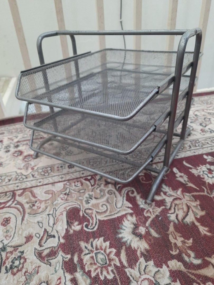 IKEA 3 TIER DOCUMENT RACK, Furniture & Home Living, Furniture, Shelves ...