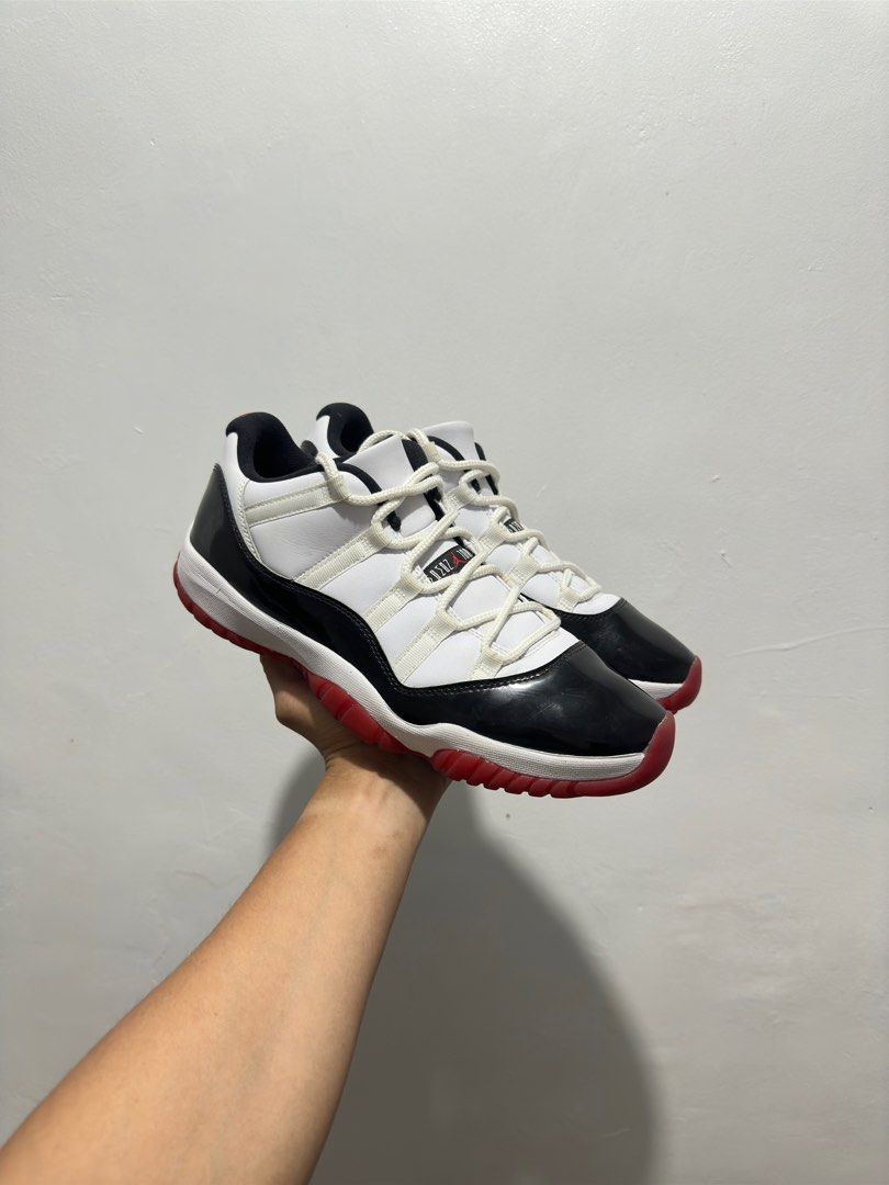 Jordan 11 Retro Low Concord Bred (Category: Sneakers) located in Baguio. Submitted by jasonkicksph (Listing ID 1350860179, Image 2). Description: Jordan 11 Retro Low Concord Bred 11us 29cm Excellent to new condition Complete with box ₱9,500.