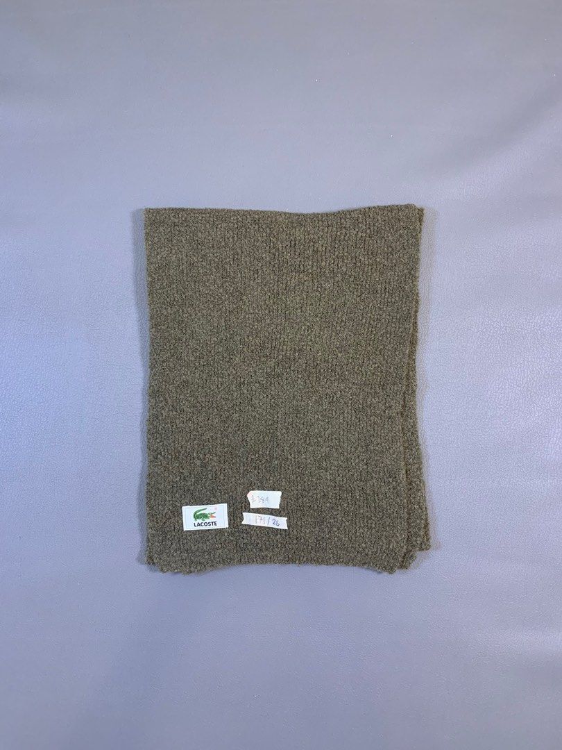 Lacoste scarves #284 (Category: Scarves) located in Mabalacat. Submitted by leascollection (Listing ID 1350780553, Image 3). Description: Lacoste Scarves #284 Dimension (Medida /Tape Measure) Size : 171 x 26 cmcm Price : 650 + Shipping Fe5.