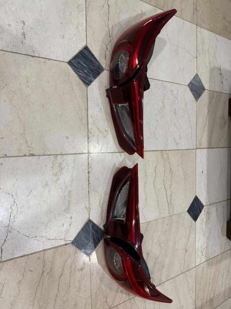 Mazda 3 2016 - Inner and Outer Tail Light (Category: Body Parts and Accessories) located in Manila. Submitted by q_jay (Listing ID 1350864531, Image 1). Description: Mazda 3 2016 - Inner and Outer Tail Light Used P 8,000.00 Issue: May maliit na pingas/chip sa left outer tail light. Di naman masyado pansin pero makikita niyo naman sa pics RFS: Upgrade.