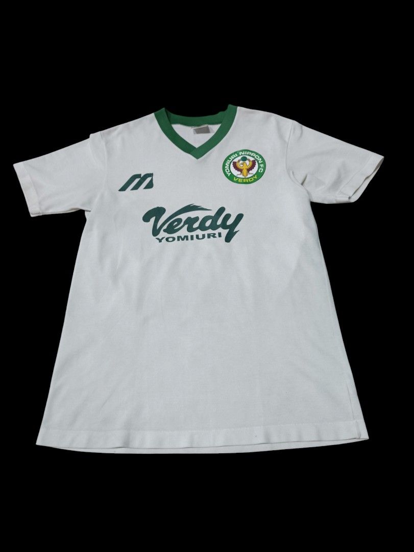 MIZUNO JERSEY KAWASAKI VERDY 1993 1995 YOMIURI NIPPON FC TRAINING SHIRT  FOOTBALL SOCCER JERSEY J LEAGUE BAJU SEPAK BOLA LATIHAN