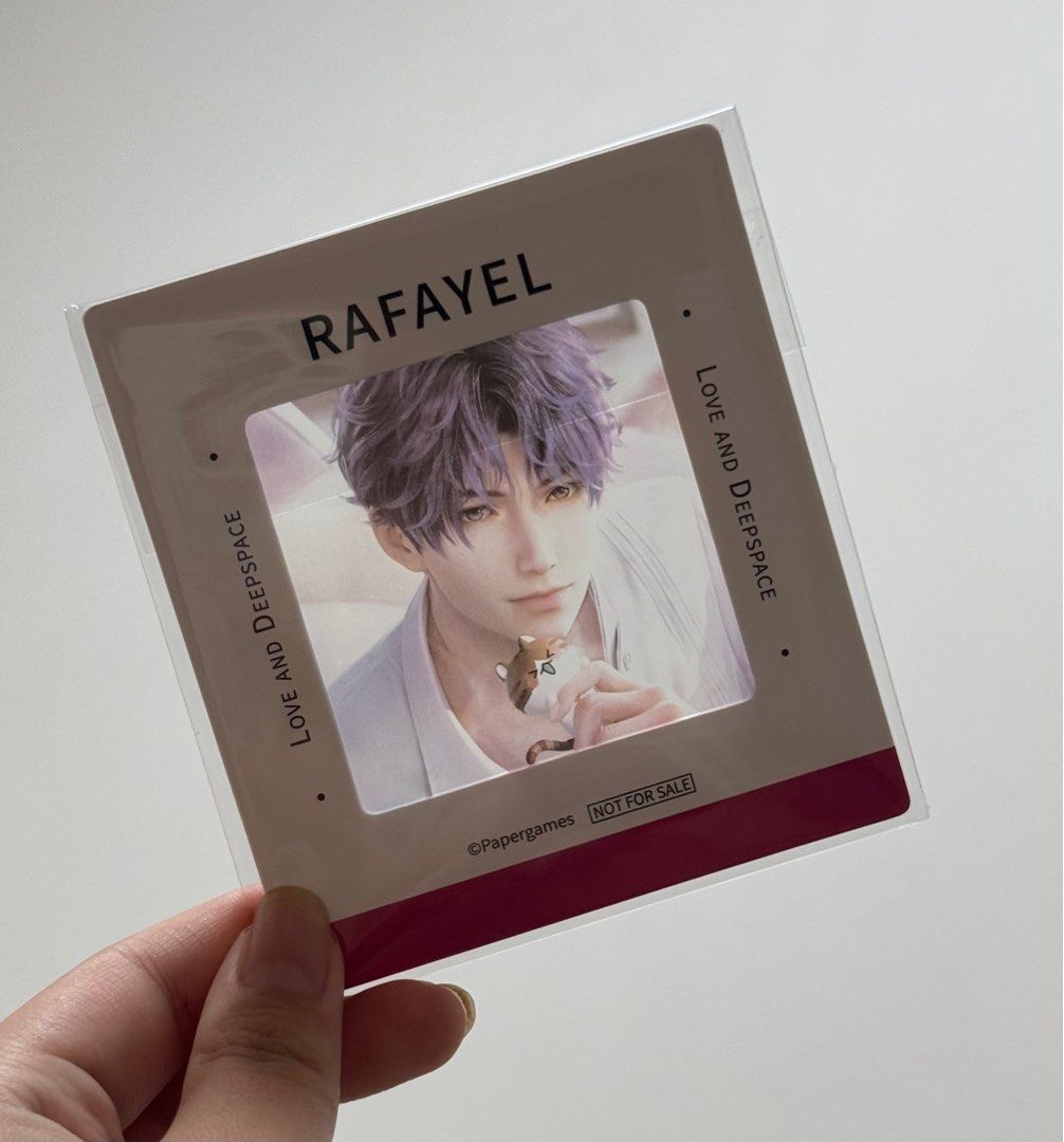 Official Rafayel transparent card love and deepspace, Hobbies & Toys ...
