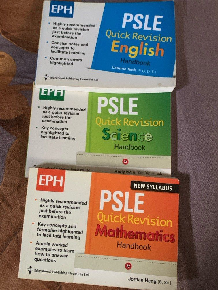 Math Eng Compsci PSLE eng, math, sci guide notes, Hobbies & Toys, Books & Magazines ...