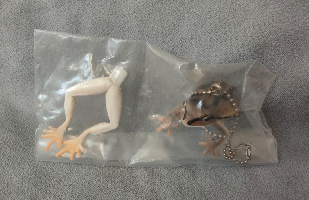 Realistic Toad Frog Mini Figure Keychain (Category: Character Goods) located in Quezon City. Submitted by tindanibeandeng (Listing ID 1350715585, Image 1). Description: Realistic Toad Frog Mini Figure Keychain Item: Mini Figure Keychain Condition: New, unopened From Japan..