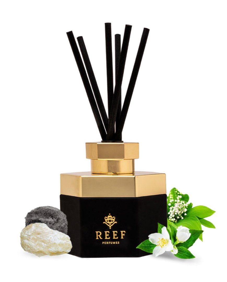 REEF perfumes Diffuser (Category: Home Fragrance) located in Singapore. Submitted by roycegi (Listing ID 1350751344, Image 1). Description: REEF perfume Home Diffuser No. 19 100ml Luxurious arabian scent.