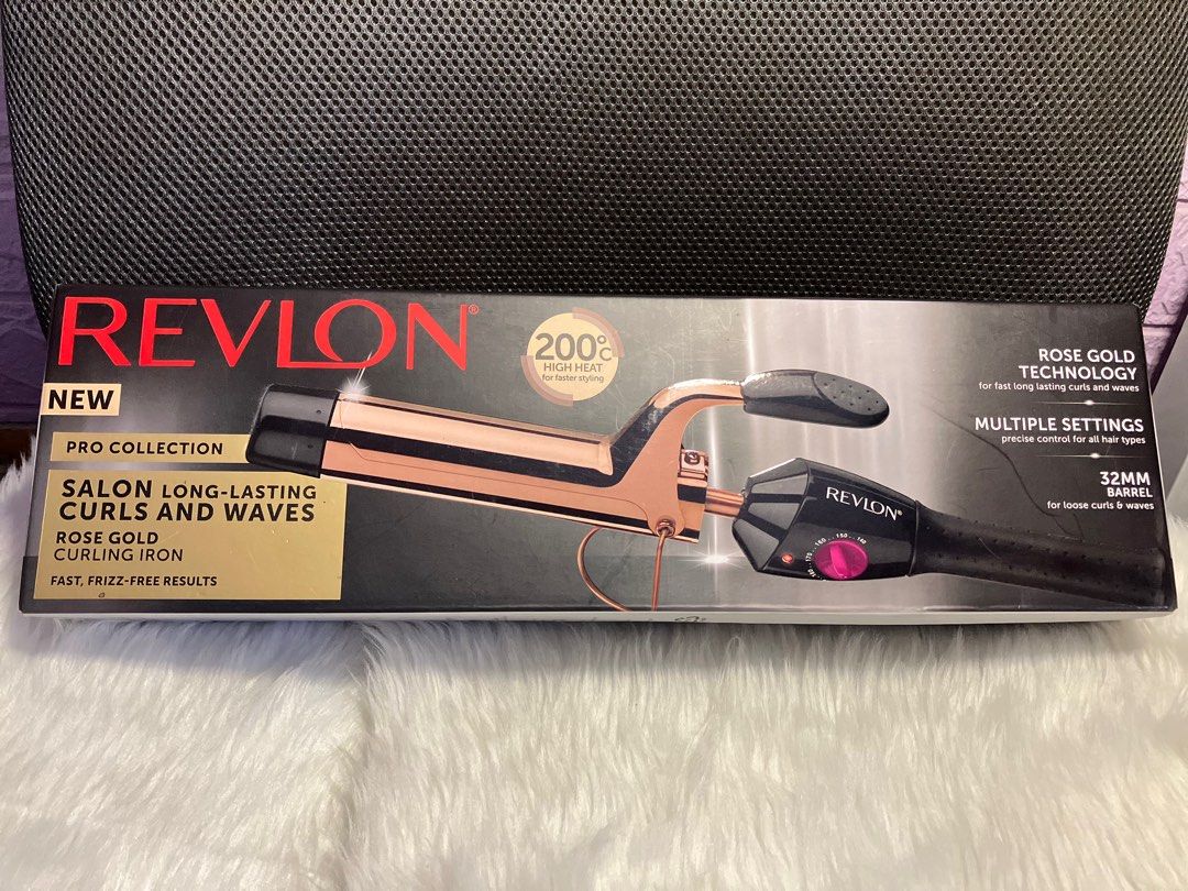 Revlon Pro Collection Curling Iron - Curler (Category: Hair) located in Quezon City. Submitted by jaicakesph (Listing ID 1350732276, Image 2). Description: Revlon Pro Collection Rose Gold Curling Iron *Only used once during event rfs: decluttering.